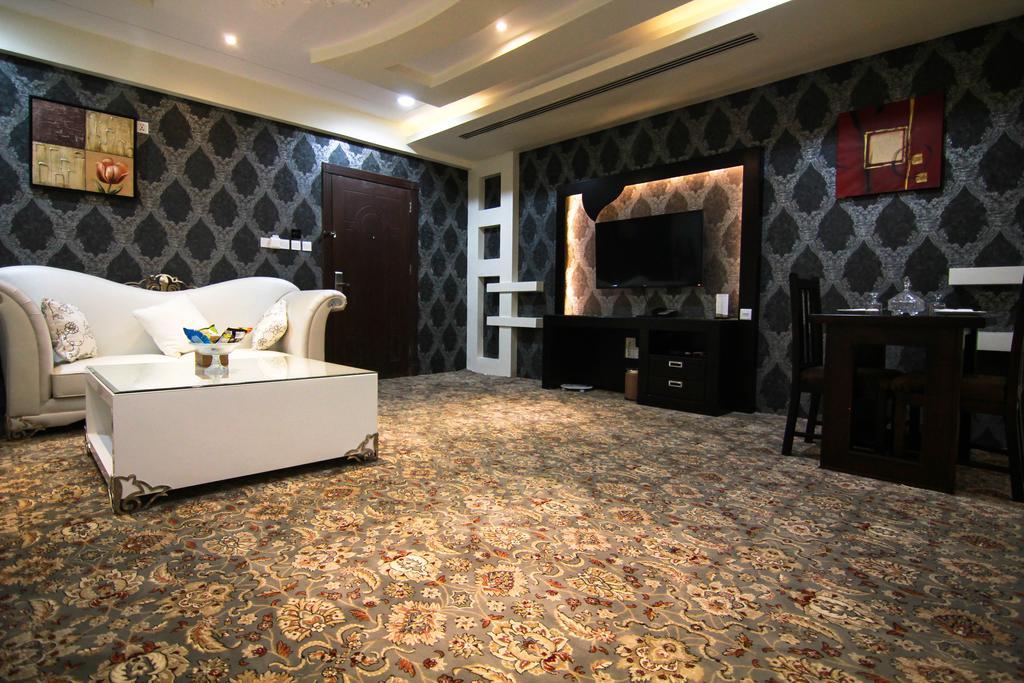 休息之夜公寓酒店 利雅德 客房 照片 A room at the hotel