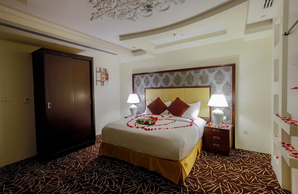 休息之夜公寓酒店 利雅德 外观 照片 A bedroom at the hotel