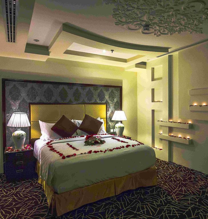 休息之夜公寓酒店 利雅德 外观 照片 A bedroom at the hotel