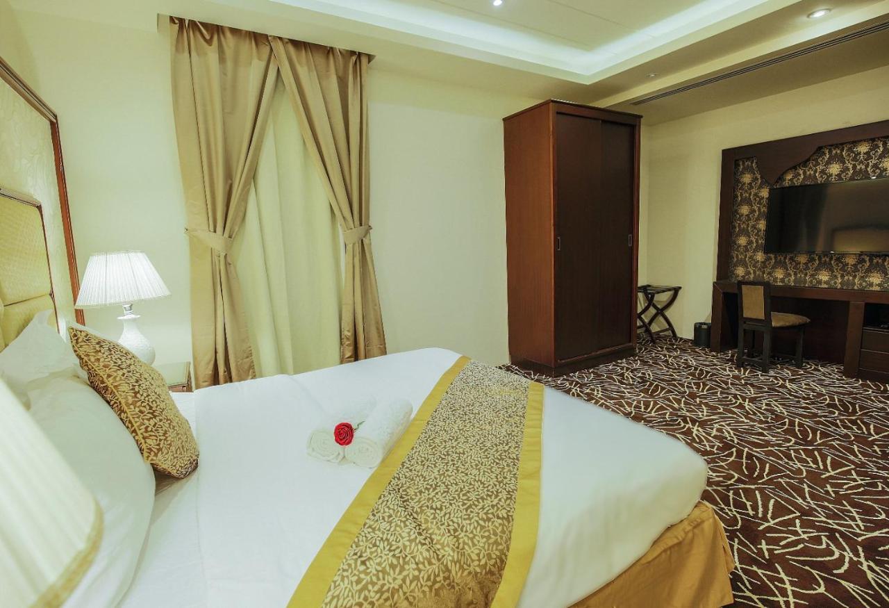 休息之夜公寓酒店 利雅德 外观 照片 A bedroom at the hotel