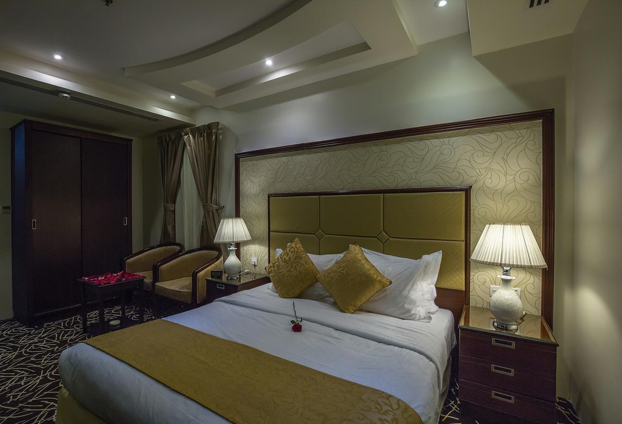 休息之夜公寓酒店 利雅德 外观 照片 A bedroom at the hotel